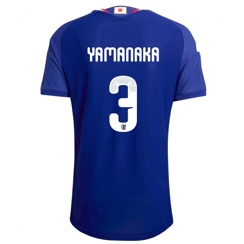 Danxenレディース日本Yuki Yamanaka#3青 白 赤ホームシャツ26-28ジャージーユニフォーム