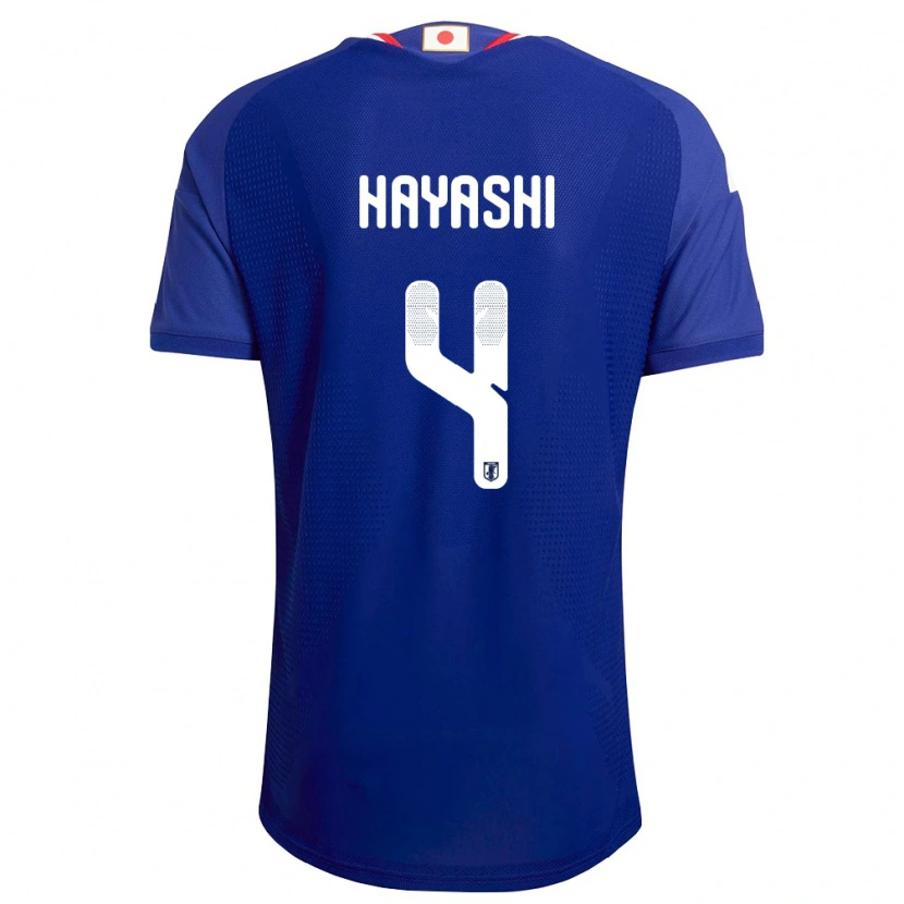 Danxenレディース日本Teon Hayashi#4青 白 赤ホームシャツ26-28ジャージーユニフォーム