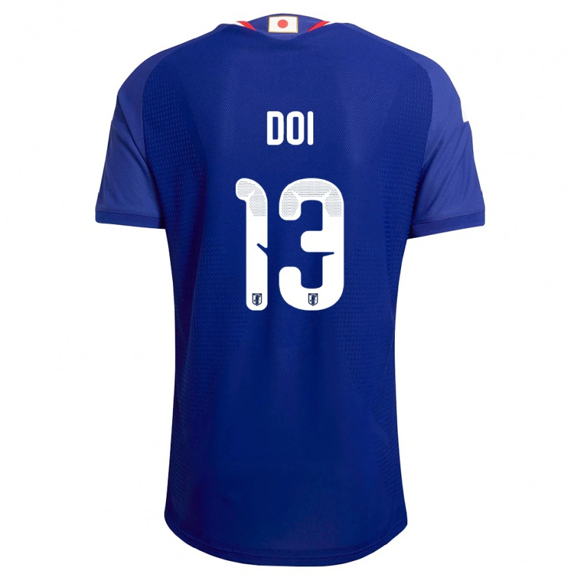 Danxenレディース日本Kuga Doi#13青 白 赤ホームシャツ26-28ジャージーユニフォーム