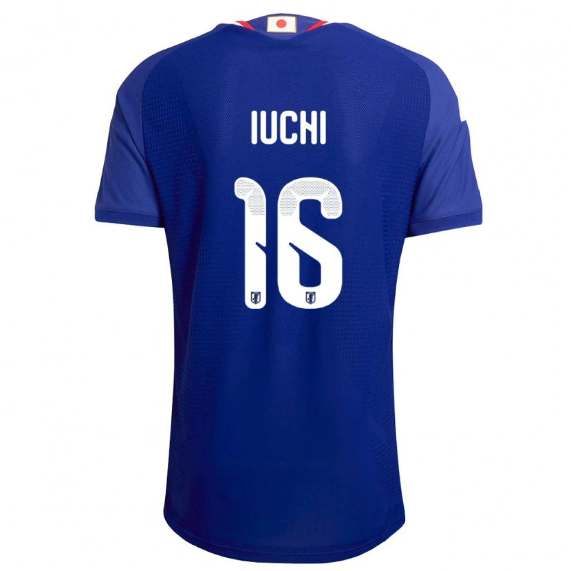 Danxenレディース日本Yosuke Iuchi#16青 白 赤ホームシャツ26-28ジャージーユニフォーム