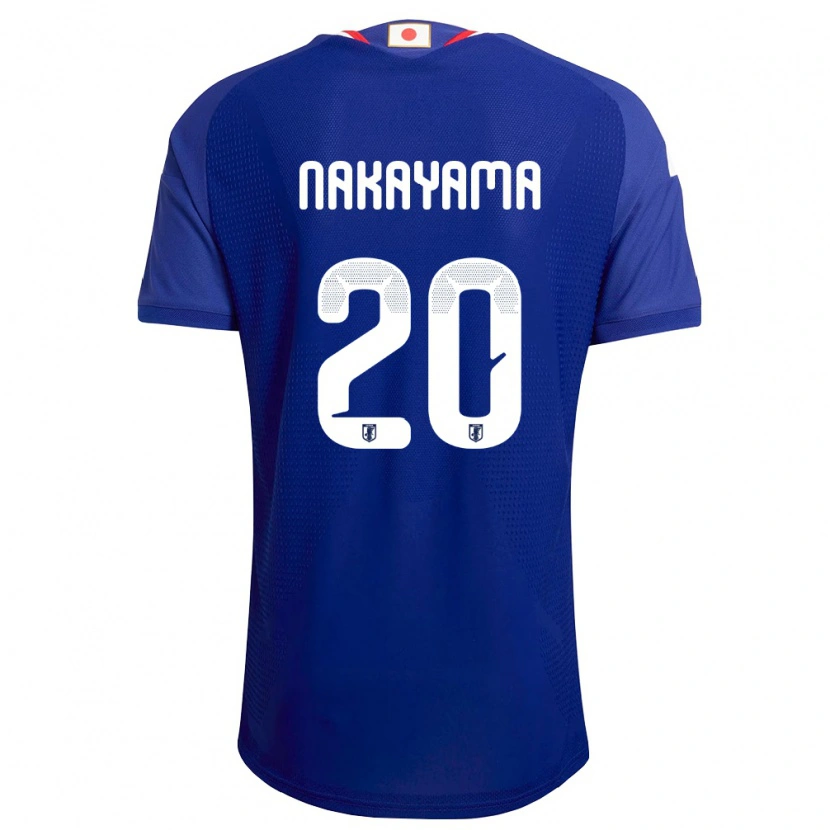 Danxenレディース日本中山 雄太#20青 白 赤ホームシャツ26-28ジャージーユニフォーム