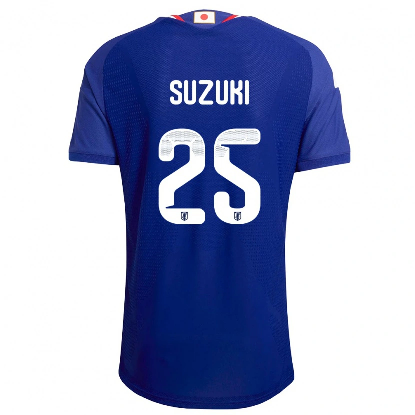 Danxenレディース日本すずき じゅんのすけ#25青 白 赤ホームシャツ26-28ジャージーユニフォーム