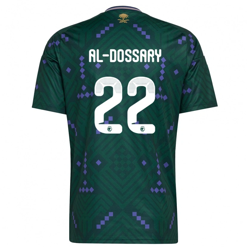 DanxenレディースサウジアラビアKhalid Al-Dossary#22緑 紫 白ホームシャツ26-28ジャージーユニフォーム