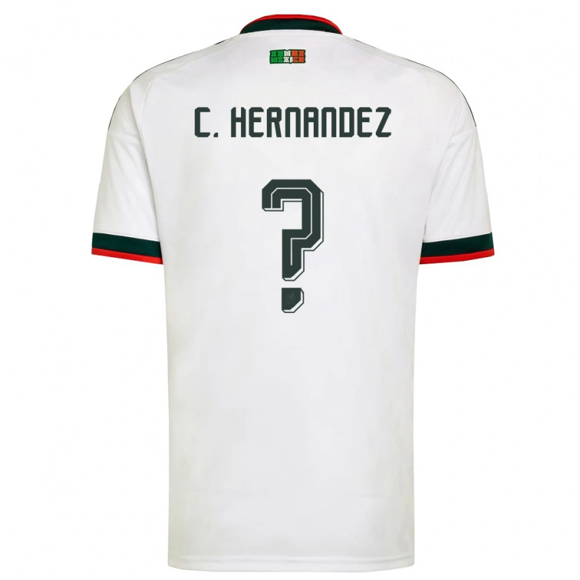 DanxenレディースメキシコCristóbal Hernández#0白 バーガンディ 緑アウェイシャツ26-28ジャージーユニフォーム