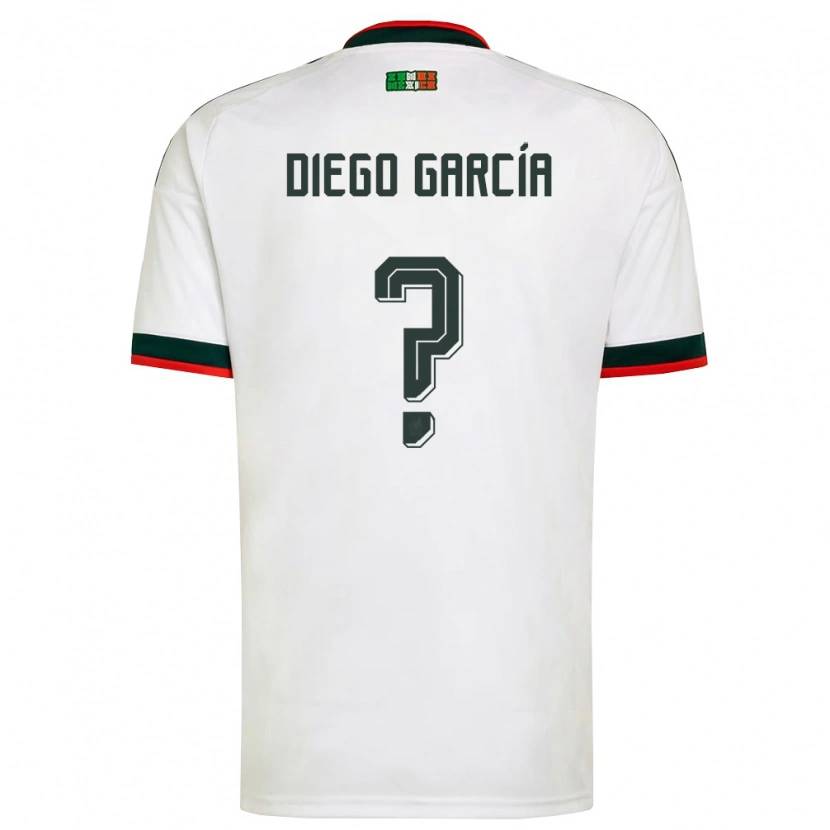 DanxenレディースメキシコDiego García#0白 バーガンディ 緑アウェイシャツ26-28ジャージーユニフォーム