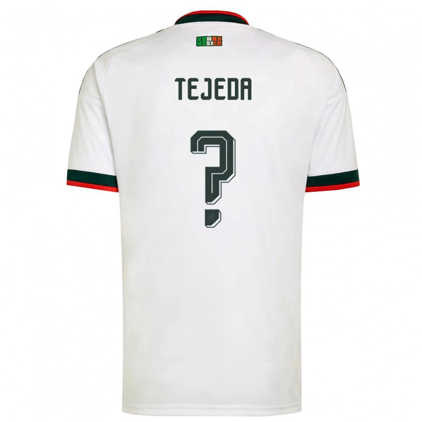 DanxenレディースメキシコSaulo Tejeda#0白 バーガンディ 緑アウェイシャツ26-28ジャージーユニフォーム