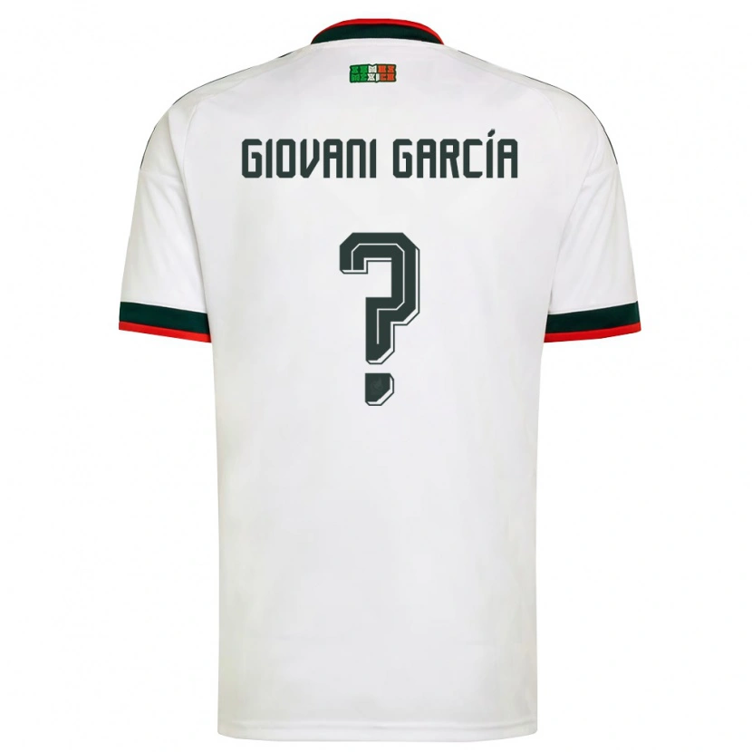 DanxenレディースメキシコGiovani García#0白 バーガンディ 緑アウェイシャツ26-28ジャージーユニフォーム