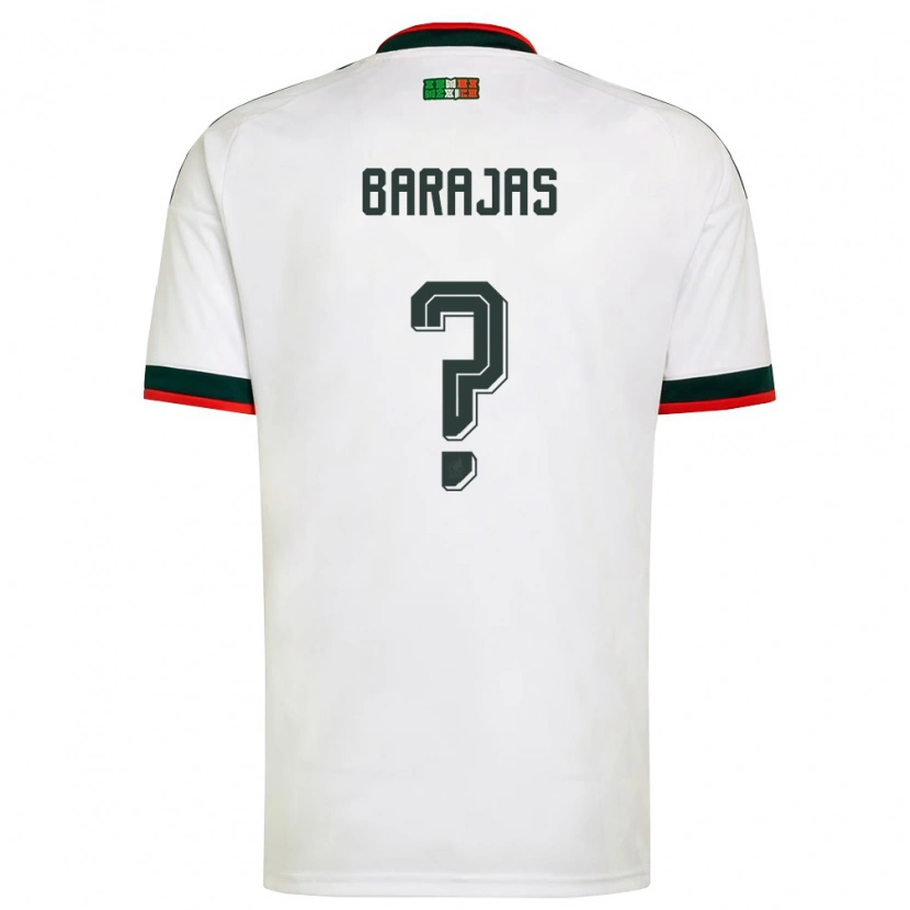 Danxenレディースメキシコフィデル・バラハス#0白 バーガンディ 緑アウェイシャツ26-28ジャージーユニフォーム