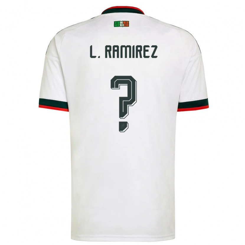 DanxenレディースメキシコLeonardo Ramirez#0白 バーガンディ 緑アウェイシャツ26-28ジャージーユニフォーム