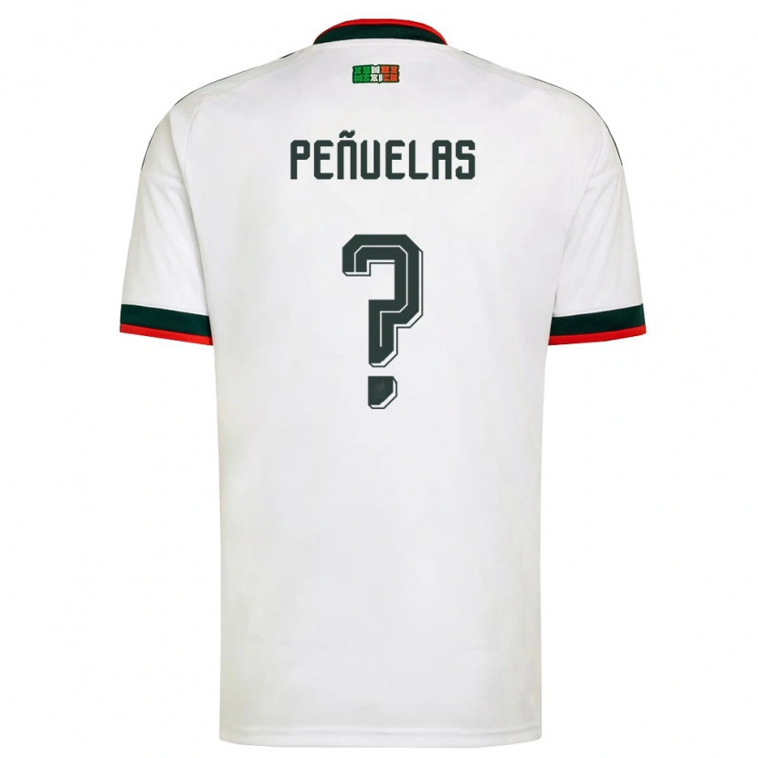 DanxenレディースメキシコMaximo Peñuelas#0白 バーガンディ 緑アウェイシャツ26-28ジャージーユニフォーム