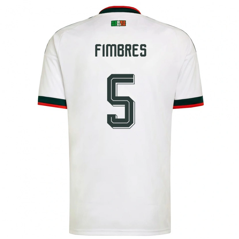 DanxenレディースメキシコIker Fimbres#5白 バーガンディ 緑アウェイシャツ26-28ジャージーユニフォーム
