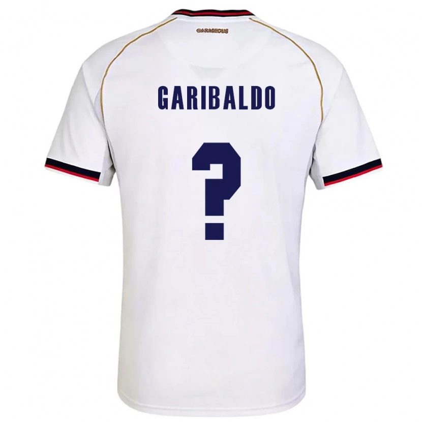 DanxenレディースパナマMoisés Garibaldo#0白 赤アウェイシャツ26-28ジャージーユニフォーム