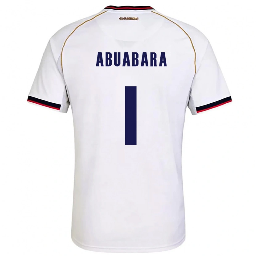 DanxenレディースパナマIsaías Abuabara#1白 赤アウェイシャツ26-28ジャージーユニフォーム
