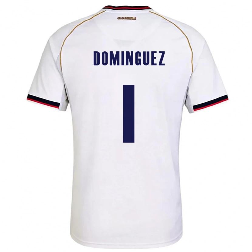 DanxenレディースパナマValeska Domínguez#1白 赤アウェイシャツ26-28ジャージーユニフォーム