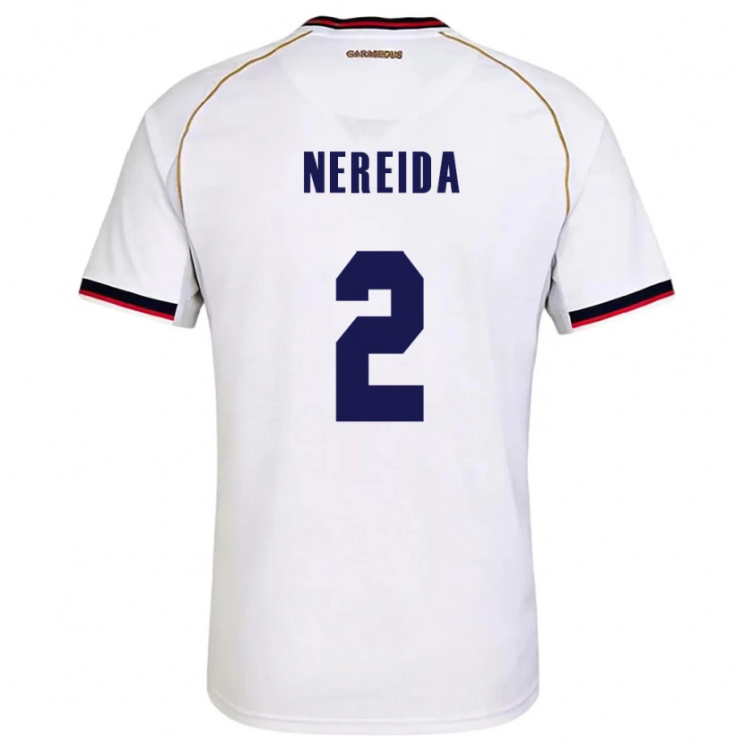 DanxenレディースパナマJuriel Nereida#2白 赤アウェイシャツ26-28ジャージーユニフォーム