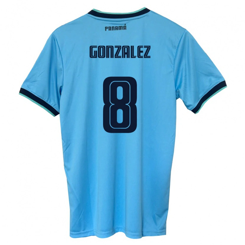 DanxenレディースパナマSchiandra González#8空色 黒アウェイシャツ26-28ジャージーユニフォーム