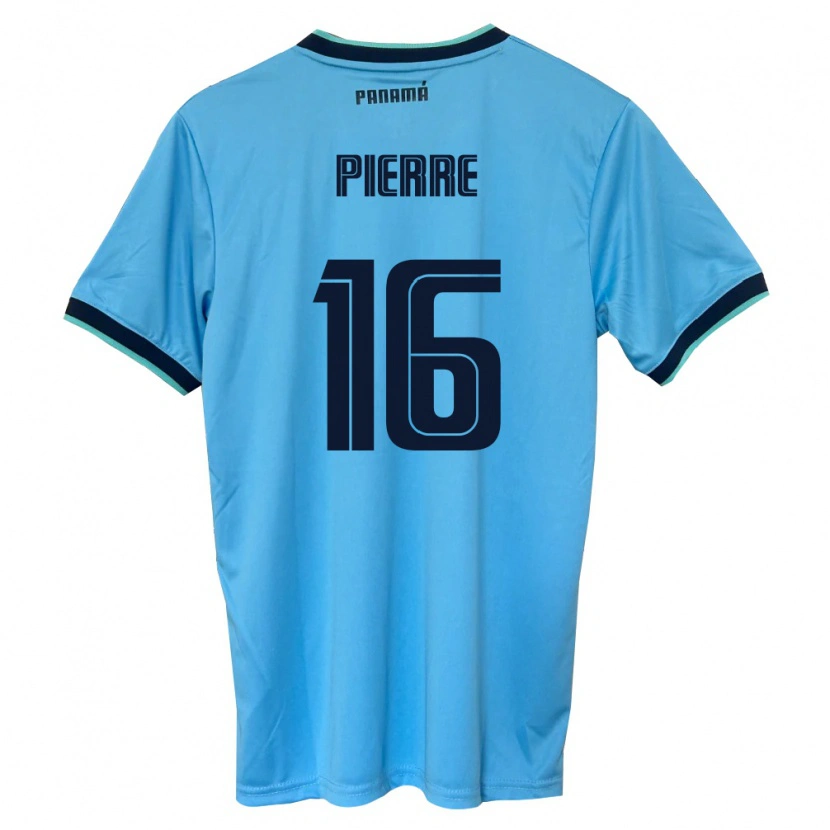 DanxenレディースパナマJael Pierre#16空色 黒アウェイシャツ26-28ジャージーユニフォーム