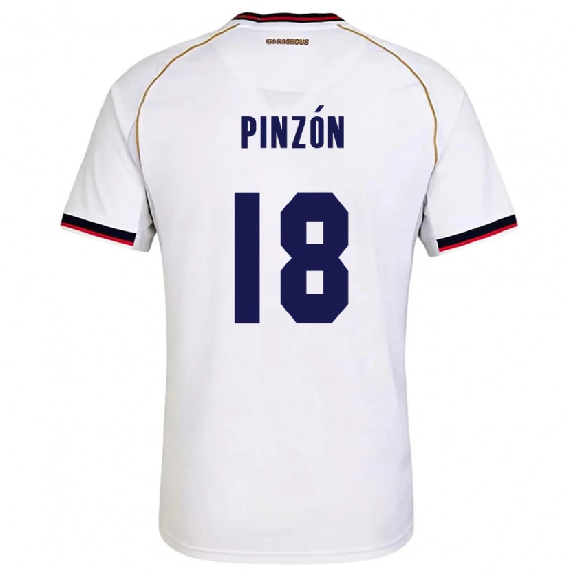 DanxenレディースパナマOliver Pinzón#18白 赤アウェイシャツ26-28ジャージーユニフォーム