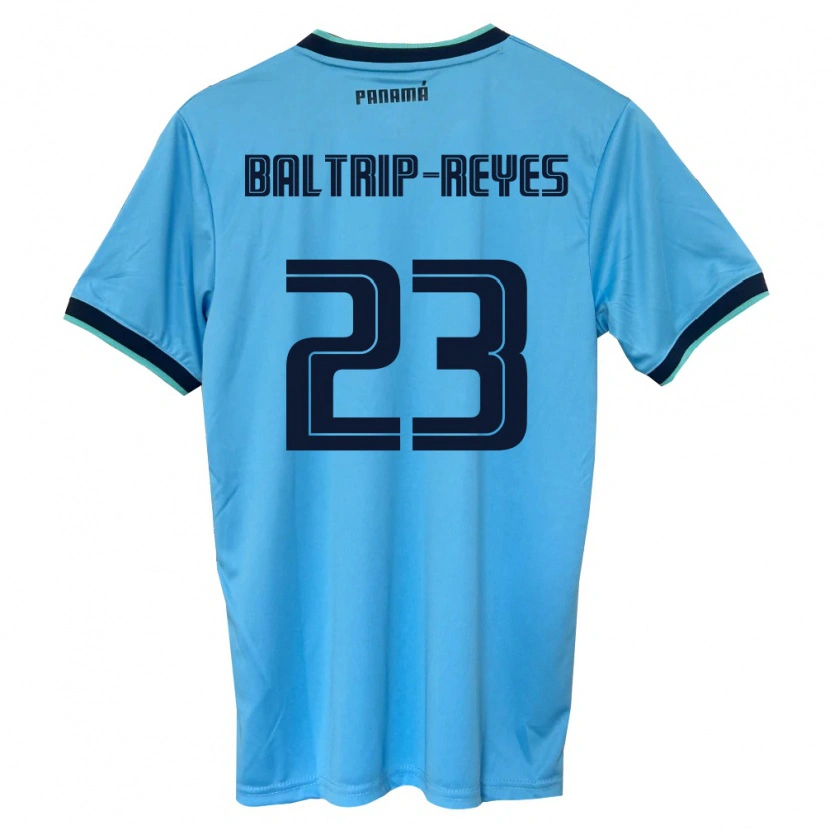 DanxenレディースパナマCarina Baltrip-Reyes#23空色 黒アウェイシャツ26-28ジャージーユニフォーム