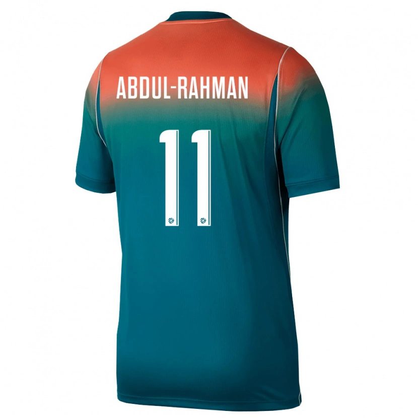 DanxenレディースオーストラリアAlaat Abdul-Rahman#11緑 ピンクアウェイシャツ26-28ジャージーユニフォーム