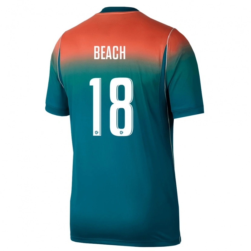 DanxenレディースオーストラリアPatrick Beach#18緑 ピンクアウェイシャツ26-28ジャージーユニフォーム