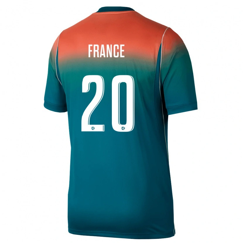 DanxenレディースオーストラリアMarin France#20緑 ピンクアウェイシャツ26-28ジャージーユニフォーム