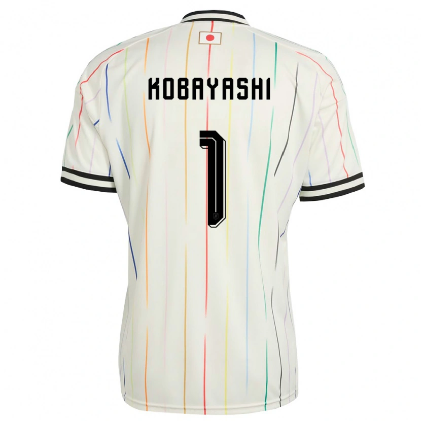 Danxenレディース日本Masataka Kobayashi#1白 黒アウェイシャツ26-28ジャージーユニフォーム