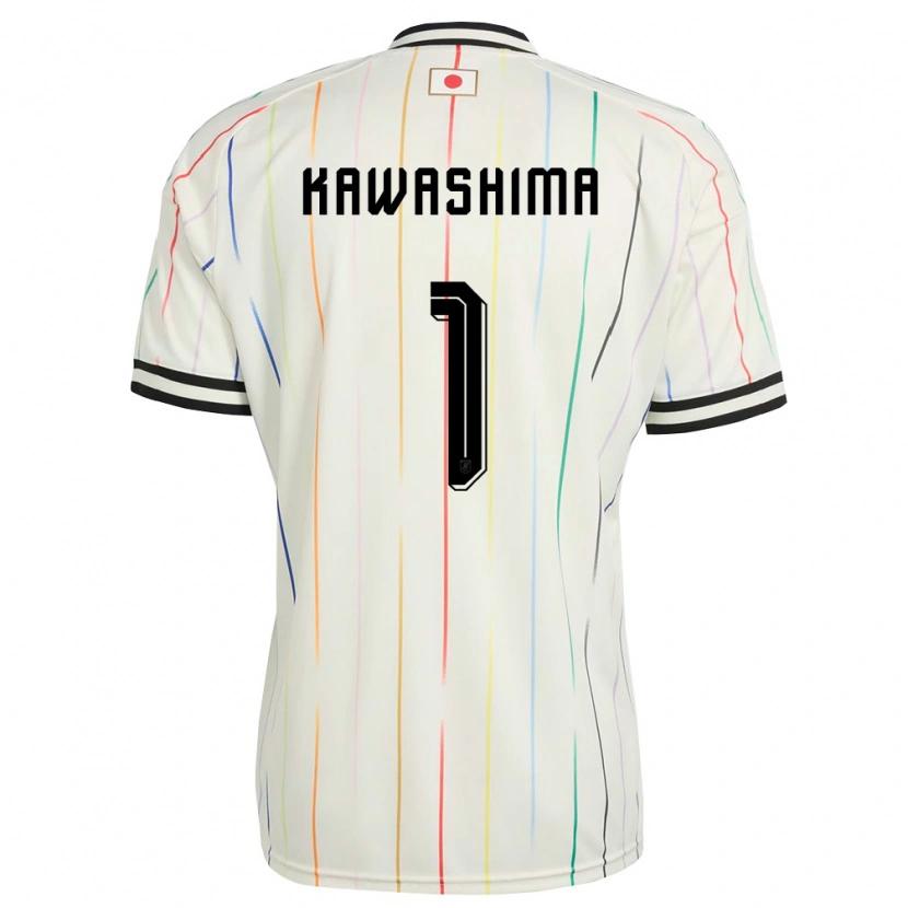 Danxenレディース日本川島 永嗣#1白 黒アウェイシャツ26-28ジャージーユニフォーム