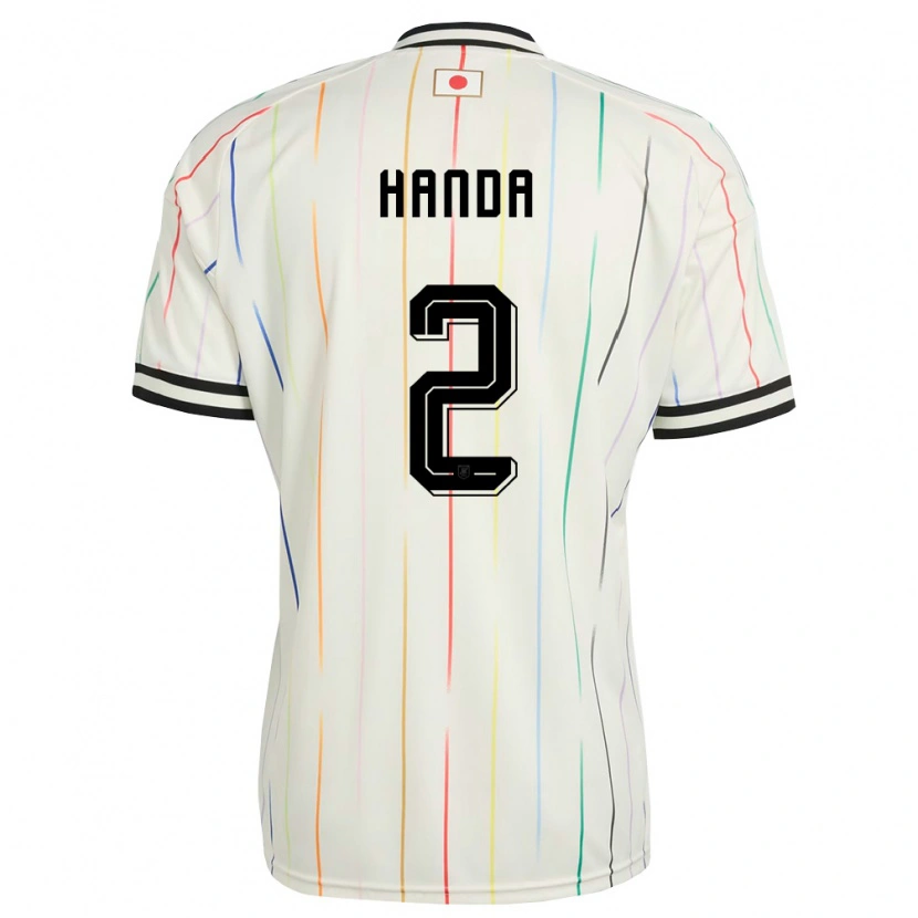 Danxenレディース日本半田陸#2白 黒アウェイシャツ26-28ジャージーユニフォーム
