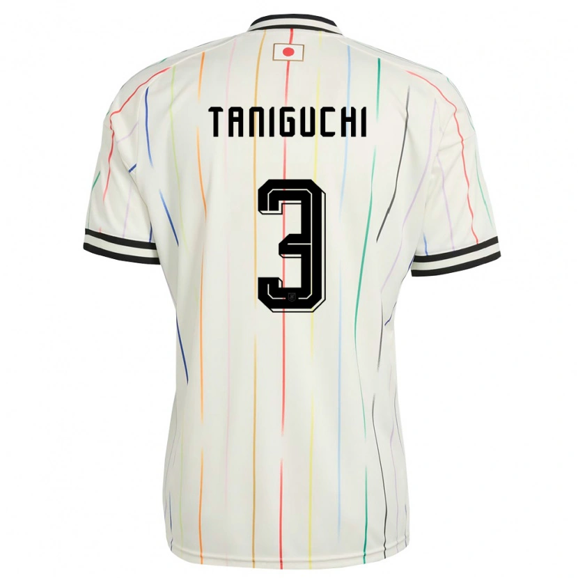 Danxenレディース日本谷口 彰悟#3白 黒アウェイシャツ26-28ジャージーユニフォーム
