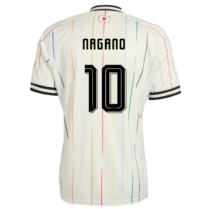 Danxenレディース日本長野風花#10白 黒アウェイシャツ26-28ジャージーユニフォーム