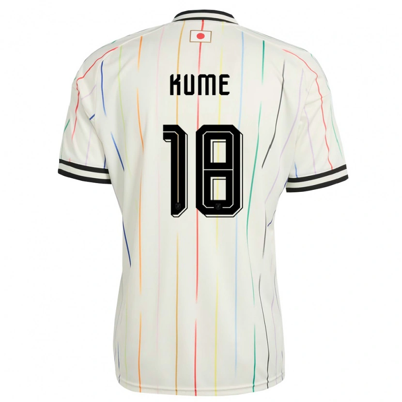 Danxenレディース日本Haruta Kume#18白 黒アウェイシャツ26-28ジャージーユニフォーム