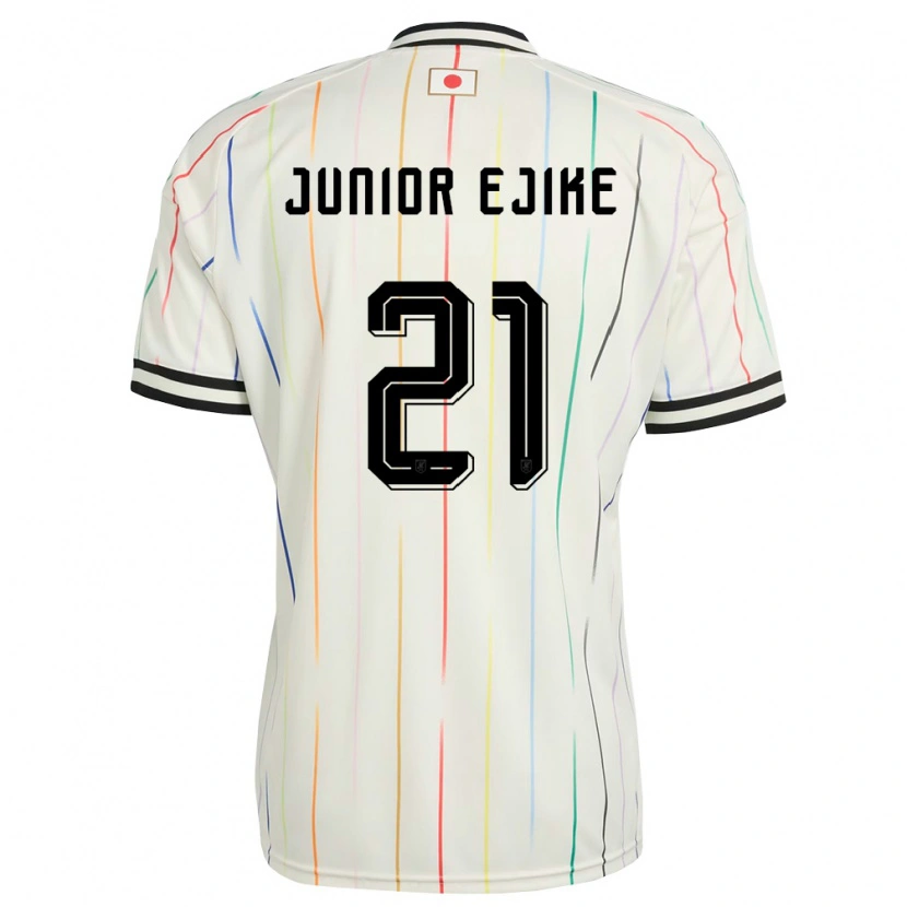 Danxenレディース日本エジケ唯吹ヴィンセント・ジュニア#21白 黒アウェイシャツ26-28ジャージーユニフォーム