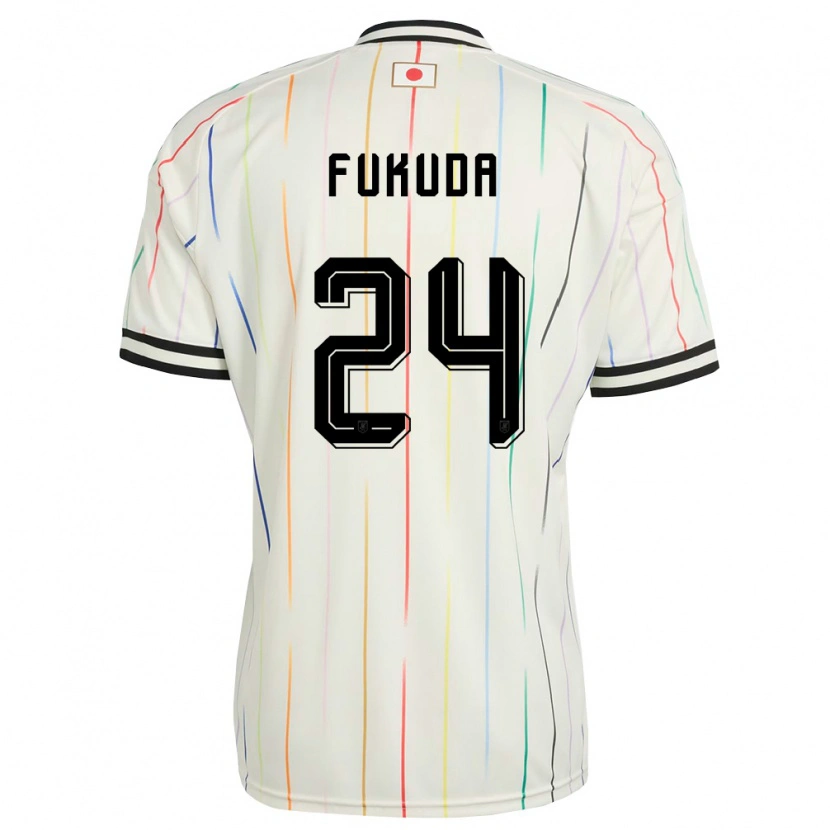 Danxenレディース日本ふくだ しおう#24白 黒アウェイシャツ26-28ジャージーユニフォーム