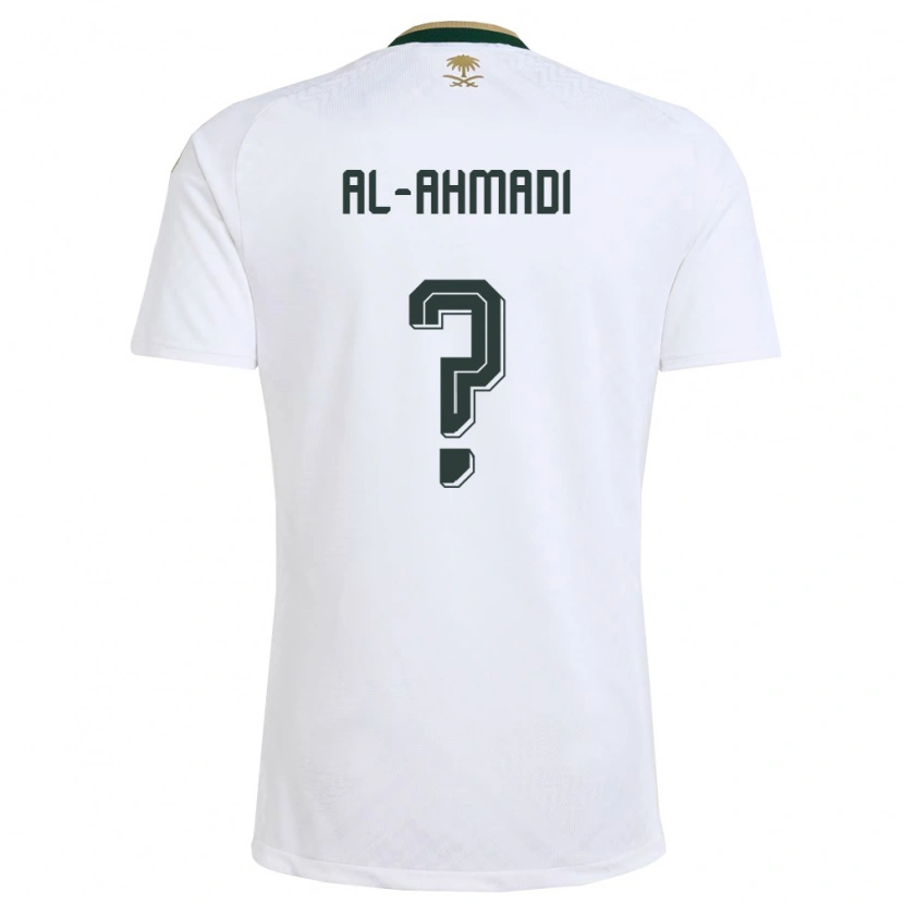 DanxenレディースサウジアラビアAmmar Al-Ahmadi#0白 緑 金アウェイシャツ26-28ジャージーユニフォーム