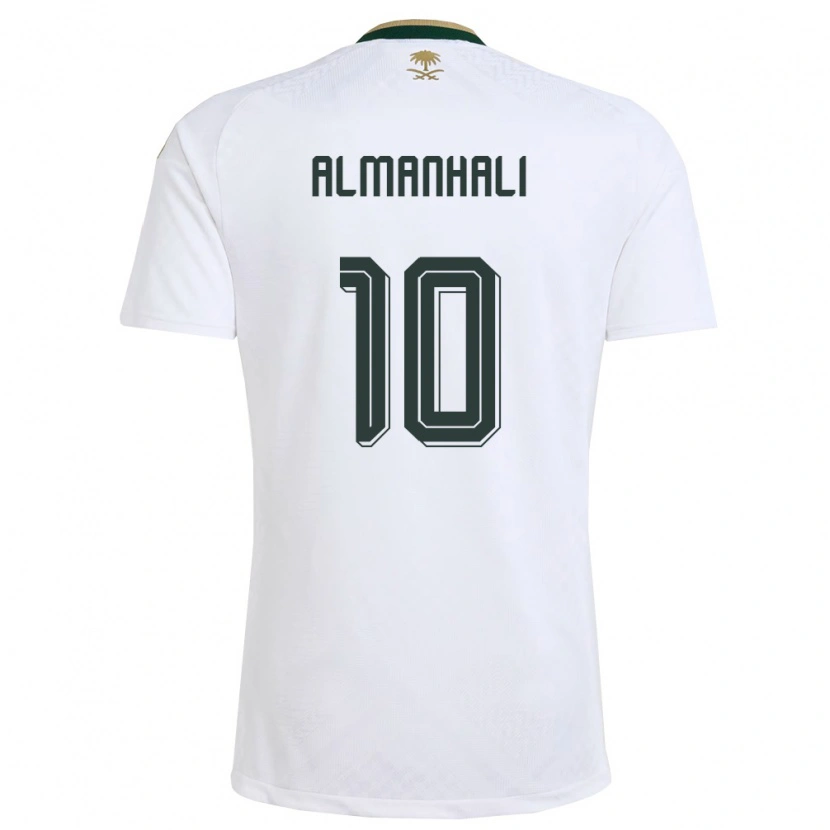 Danxenレディースサウジアラビアスワイレム アルマンハリ#10白 緑 金アウェイシャツ26-28ジャージーユニフォーム