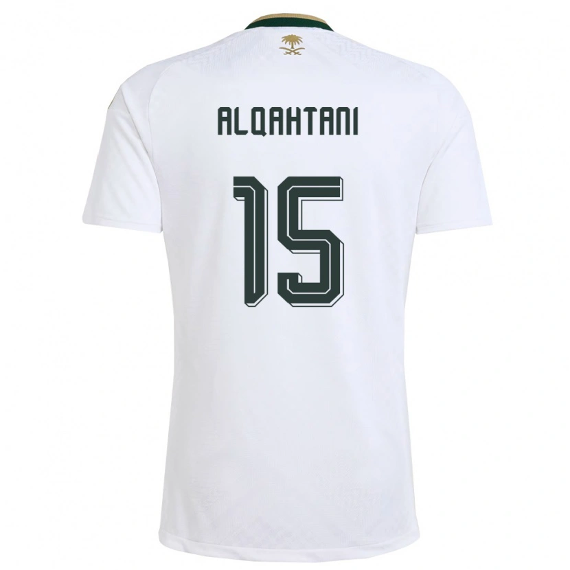 Danxenレディースサウジアラビアムハンマド・アル・カフタニ#15白 緑 金アウェイシャツ26-28ジャージーユニフォーム