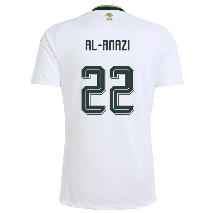 Danxenレディースサウジアラビアラマ・アル・アナジ#22白 緑 金アウェイシャツ26-28ジャージーユニフォーム