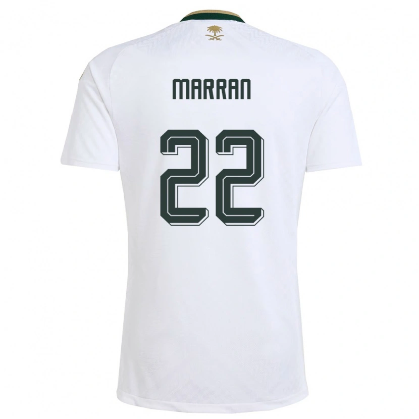 Danxenレディースサウジアラビアムハンマド・マラン#22白 緑 金アウェイシャツ26-28ジャージーユニフォーム