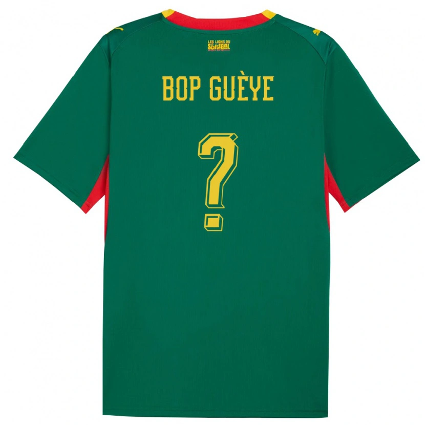 DanxenレディースセネガルBop Guèye#0緑 黄 赤アウェイシャツ26-28ジャージーユニフォーム
