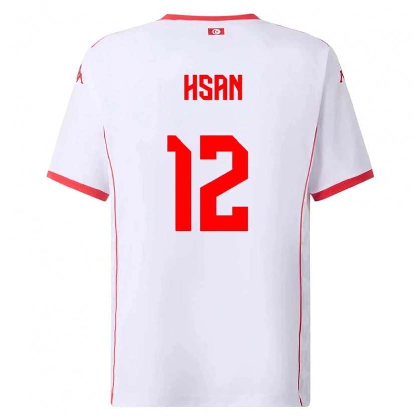 DanxenレディースチュニジアSalim Hsan#12白 赤アウェイシャツ26-28ジャージーユニフォーム