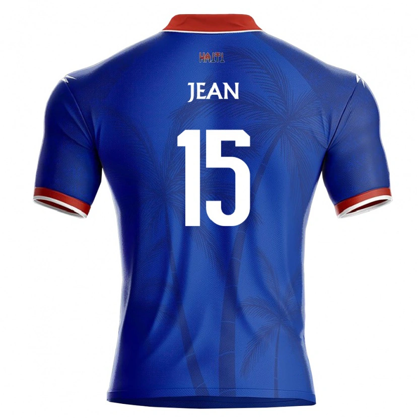 DanxenキッズハイチMikenlove Jean#15青 赤 白ホームシャツ26-28ジャージーユニフォーム