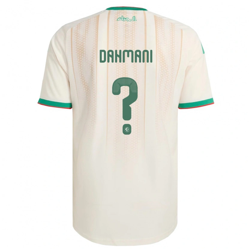 DanxenキッズアルジェリアWaël Dahmani#0オフホワイト 緑 赤ホームシャツ26-28ジャージーユニフォーム
