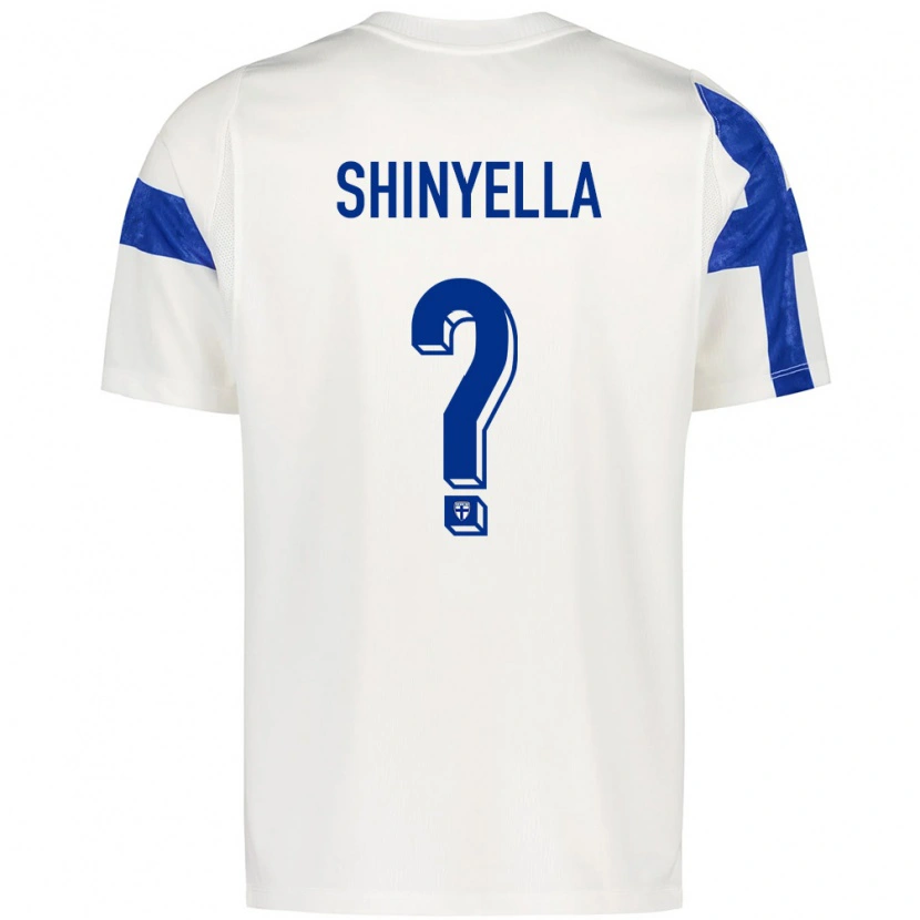 DanxenキッズフィンランドSolo Shinyella#0白 青ホームシャツ26-28ジャージーユニフォーム