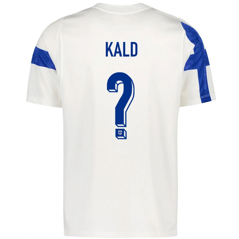 DanxenキッズフィンランドMilton Käld#0白 青ホームシャツ26-28ジャージーユニフォーム