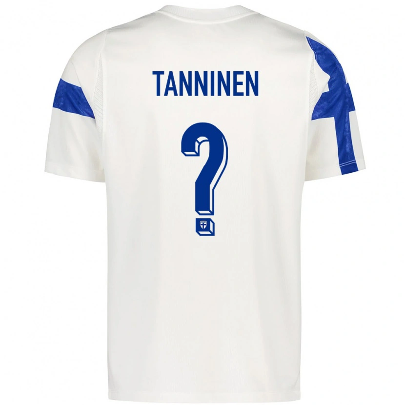 DanxenキッズフィンランドEemil Tanninen#0白 青ホームシャツ26-28ジャージーユニフォーム