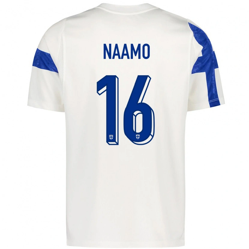 DanxenキッズフィンランドDario Naamo#16白 青ホームシャツ26-28ジャージーユニフォーム