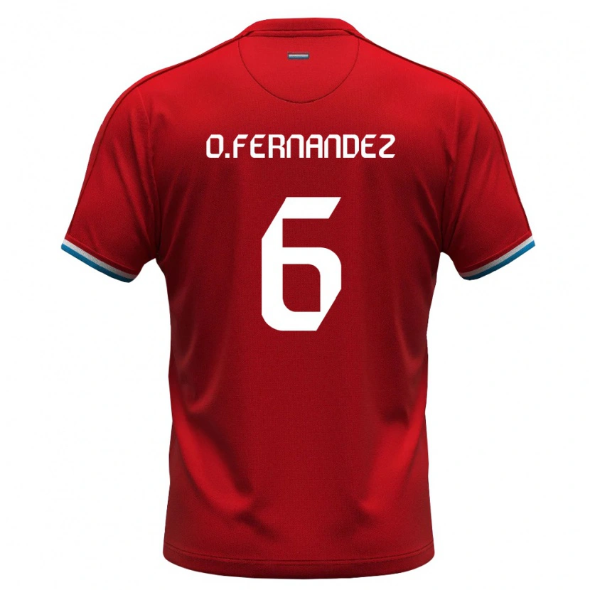 DanxenキッズルクセンブルクOriol Fernandez Berenguer#6赤 白 青ホームシャツ26-28ジャージーユニフォーム