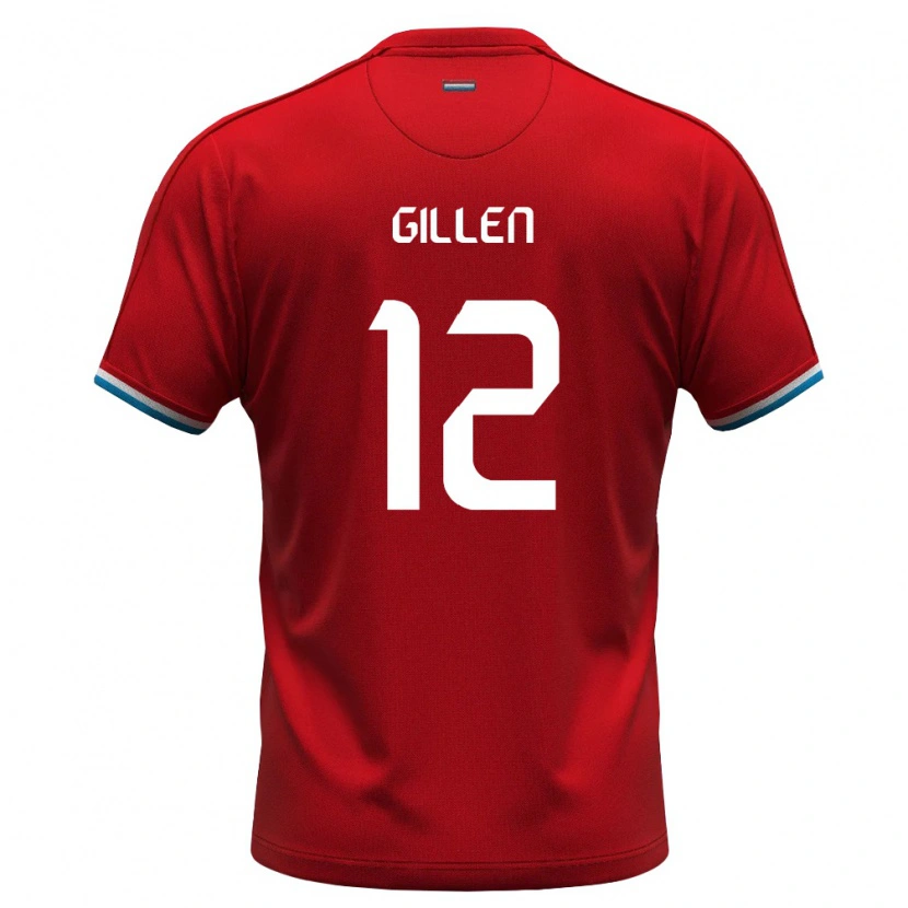 DanxenキッズルクセンブルクMax Gillen#12赤 白 青ホームシャツ26-28ジャージーユニフォーム