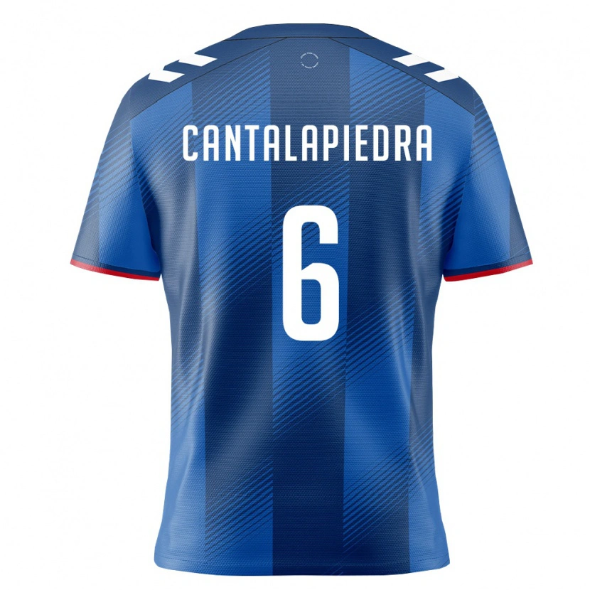 DanxenキッズプエルトリコMarco Cantalapiedra#6ロイヤルブルー 赤 白ホームシャツ26-28ジャージーユニフォーム